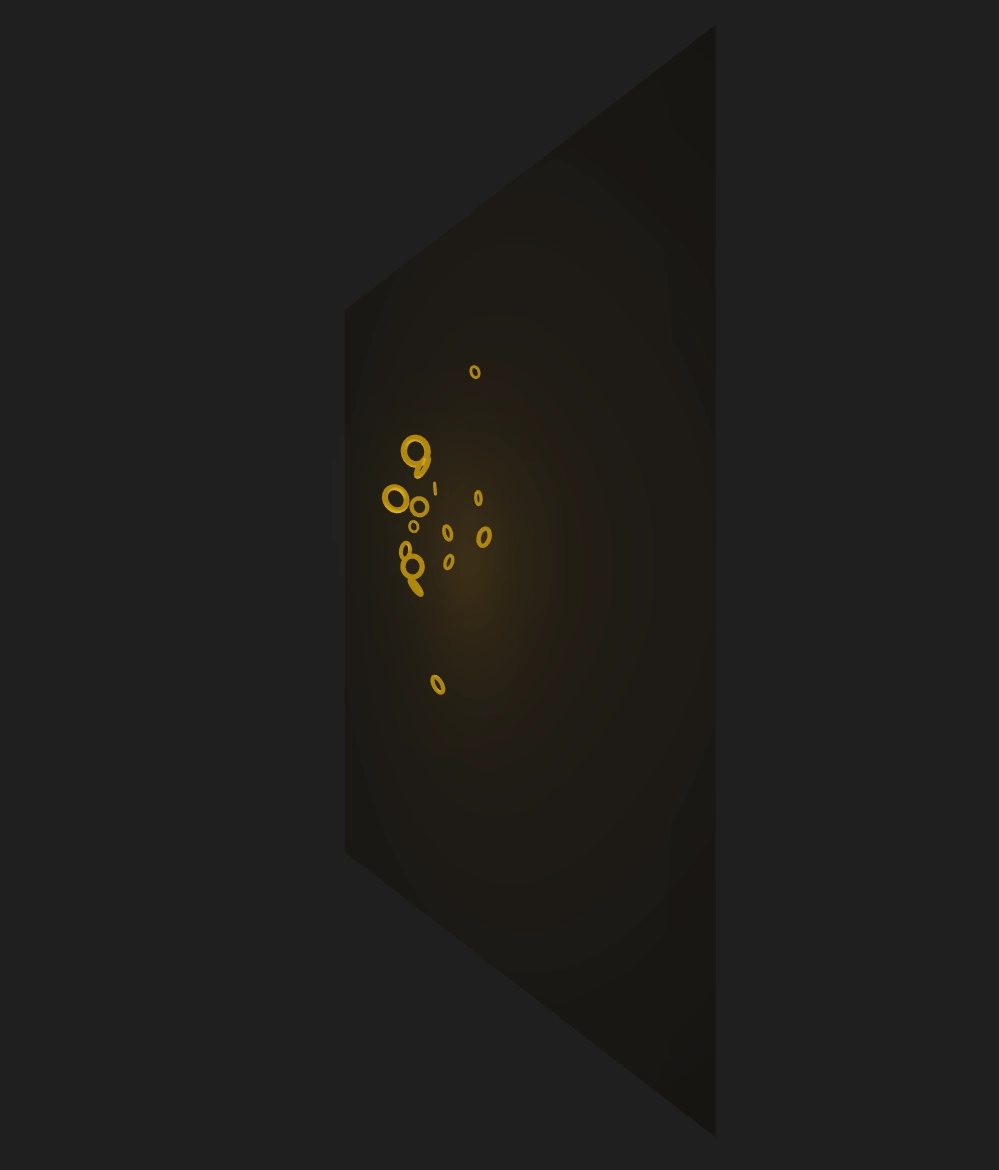 Side view of the 3d background