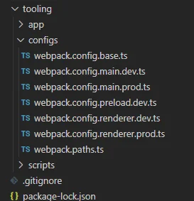 This project's webpack configuration files